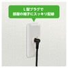 N-CAT NC4GLF5B-PP TV Cable S4C 5m L Plug to Straight