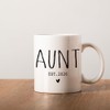 Novelty Aunt 2026 Mug Gift for New Aunt 11oz, Pregnancy