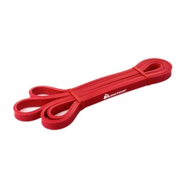 Meteor Essential Power Bands, Resistance Loop Set, Natural Latex Fitness Bands for Workout, Yoga, Weightlifting, Physical Therapy, Rehab, Bench Press, Dead Lift (Red x 1PC)