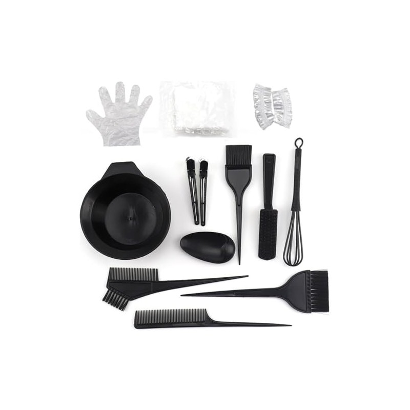 12 Kit De Coloración De Tinte para El Cabello Tazón