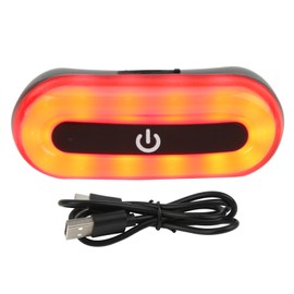 Motorcycle Helmet Tail Warning Light 4 Lighting Modes IPX6 Waterproof LED Flashing Tail Light for Bicycle Off Road ATV