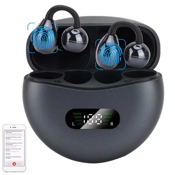 AI Translation Earbuds Real Time, 144 Online Language Translator Earbuds,