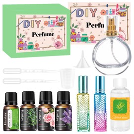 DINGTU Perfume Making Kit- DIY Perfume Making Kits for Women, Make Your Own Scent with Essential Oil, Bottle, Fun Make Your Own Perfume, Fragrance Gifts for Women Girls