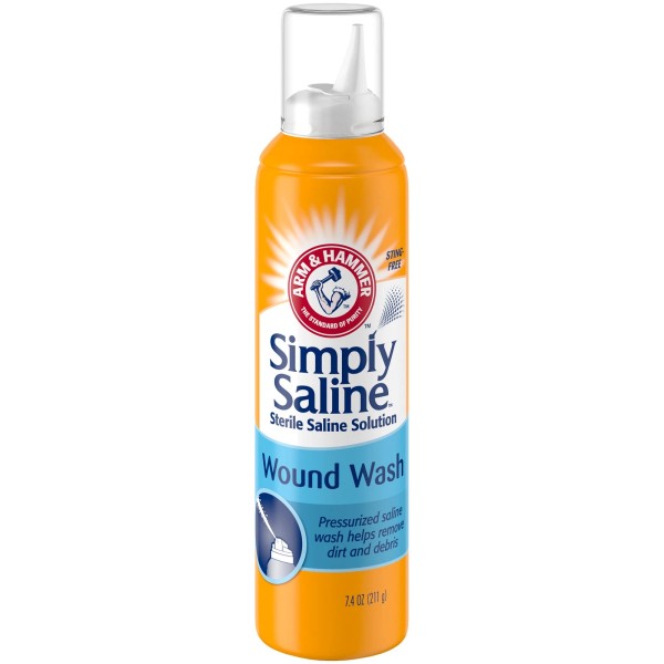 Arm & Hammer Simply Saline Wound Wash, 210mL, Each