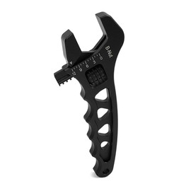 BARTOO AN Hose Fitting Adjustable Wrench 3AN-16AN Lightweight Aluminum(Black)