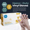 MED PRIDE Medical Vinyl Examination Gloves (Small, 100-Count) Latex &
