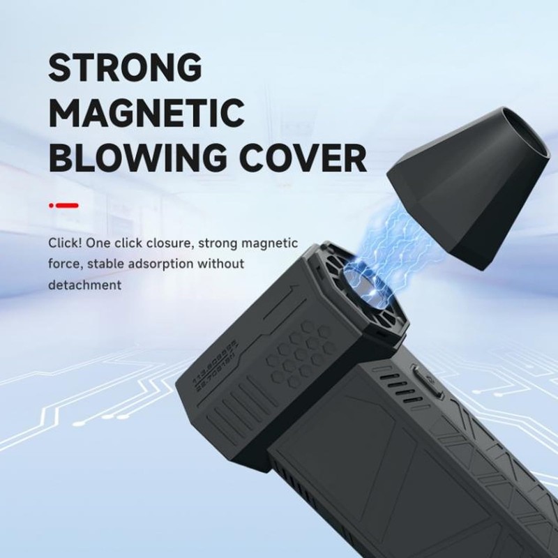 Compressed Air Duster, Super Powerful Fan, 130000RPM Handheld Electric Fan,