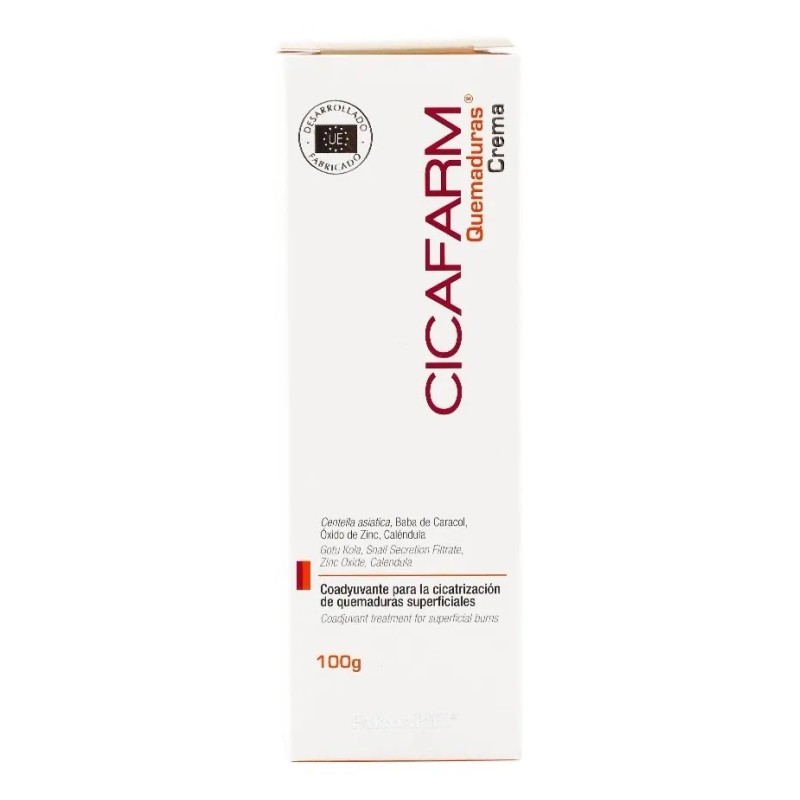 Crema Cicatrizante Para Quemaduras Superficiales Cicafarm Q