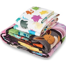 Pokémon, "Kanto Favorites" Twin Bed in a Bag Set, 64" x 86", Twin, Multi Color