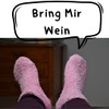 Fluffy Luxury Wine / Gin Socks with Bring Me Wine