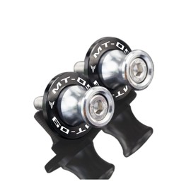 Galaa Store M6 Motorcycle Accessories CNC Aluminum Swingarm Spools Slider Stand Screw Compatible with Yamaha MT-09 MT09 MT 09 Tracer 900 2015-2021 2022 (Color : Silver)