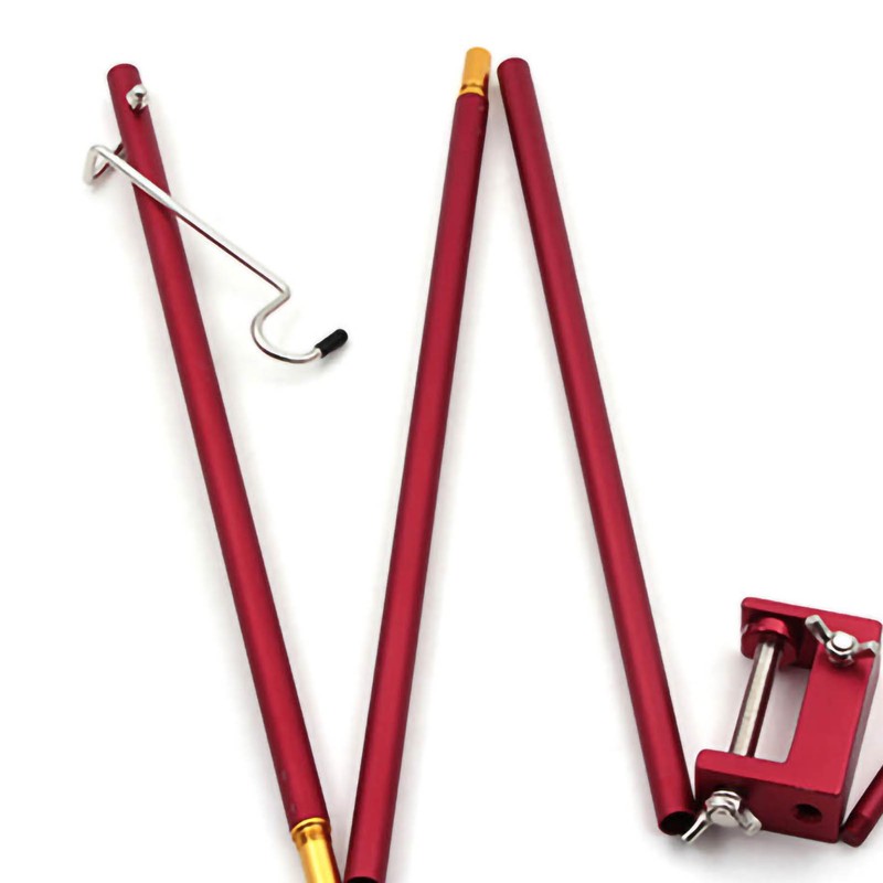 Outdoor Folding Light Pole Aluminum Alloy Camping Lighting Lamp Stand