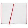 BookFactory Black Banded Journal/Banded Diary - 192 Pages, Black Cover,