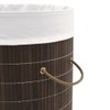 ZJMTOCYU Round Laundry Bin for Easy Storage, Lightweight and Portable,