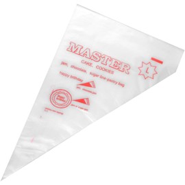 Bolsas para manga pastelera desechables 100 piezas de plástico grado alimenticio para decorar pasteles cupcakes y repostería compatibles con cualquier duya textura antiderrapante (Grande)