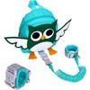 HUGVIDAS Cute Kid-Toddler Backpack with Detachable Safety Harness Green Owl