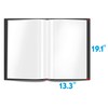 Presentation Book 40 Clear Pockets Sleeves Protectors Art Portfolio Clear