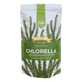 Chlorella Orgánica Pura De Pared Celular Rota 250 Gramos                                                                                              