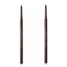 Elroel 엘로엘 아이 브로우 펜슬 눈썹 슬림 다크브라운 x 2개 Elowell Eye Brow Pencil Eyebrow Slim Dark Brown x 2 pcs