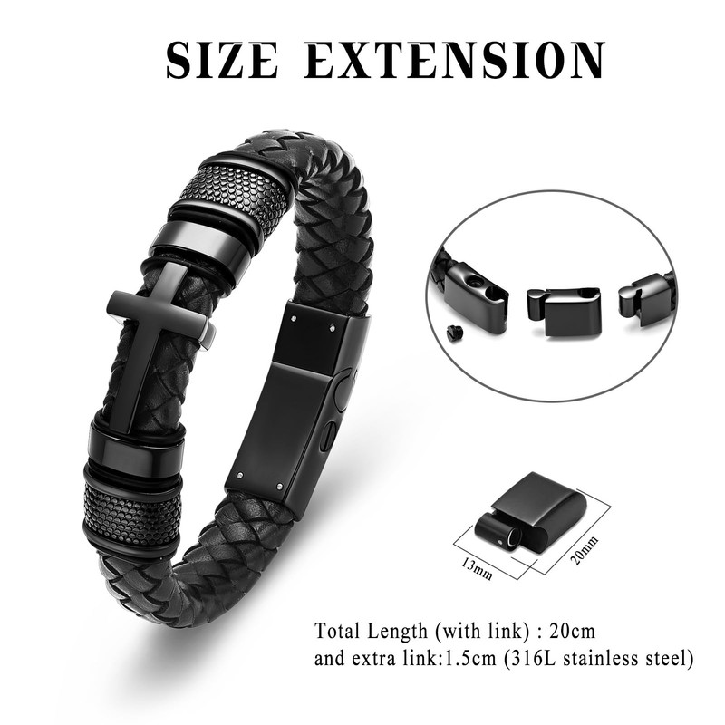 Minicremation Cremation Jewelry Urn Bracelet for Ashes for Men Keepsake
