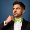 Ladeheid Elegant Men's Bow Tie - High Quality, Shiny, Adjustable,