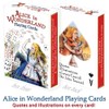 Alice In Wonderland Playing Cards - Red Back Deck