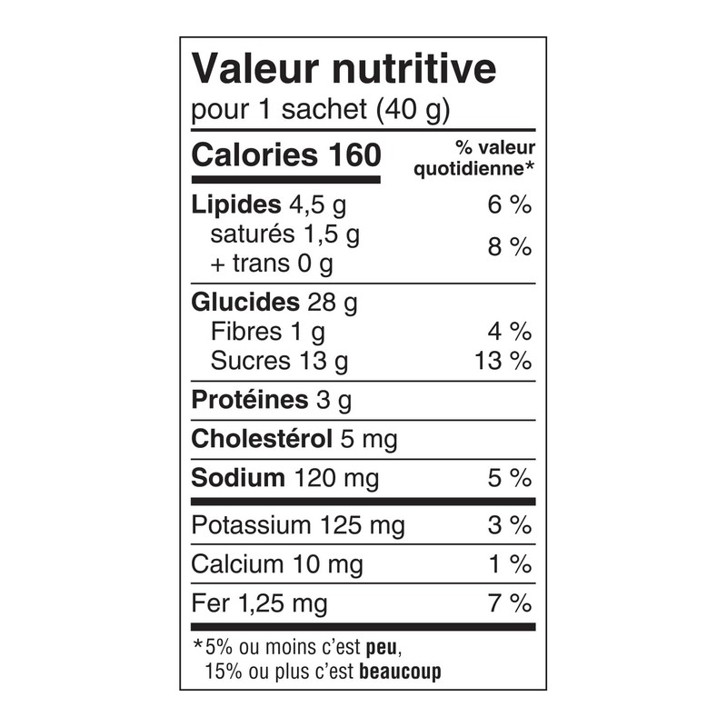 Dare Bear Paws Brownie Cookies, 6 Pouches per Box -