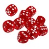 Yiotfandoll 10PCS Polyhedral Dice - D6 Acrylic Dice (16mm, Transparent