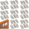 16Pcs Stainless Steel Interlock Hanging Buckle,Flush Concealed Mount Brackets Stainless