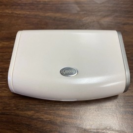 Goody Vintage Goody Contact Lens Case Travel Storage with Portable Mirror Retro White