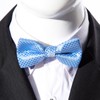 DonDon Elegant Children's Bow Tie with Adjustable Length, 9 x
