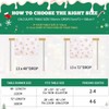BrillShine Christmas Table Runner, White Gold Snowflake Table Runner, Faux