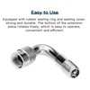 6-Pack Valve Stem Extenders, Mellbree 45 Degree 90 Degree 135