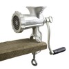 Chard HG-8, #8 Hand Grinder, Silver, Tin-Coated Cast Iron
