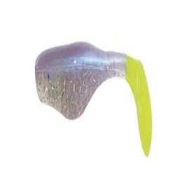 Bass Assassin Saltwater Sea Shad-10 Per Bag (Opening Night/Limetreuse Tail, 4-Inch)