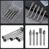 Bestgle Carbide Bars, Set of 5, Tungsten Bars, 0.2 inch