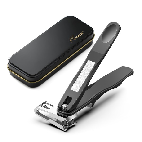 FVION FVION Free Rotating Nail Clippers for Seniors, Adjustable Jaw