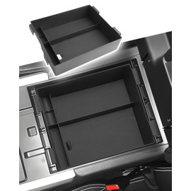 CDEFG for Nissan Titan 2020-2025 Accessories Center Console Organizer Tray 2020 2021 2022 2023 2024 2025 Titan (SV, Pro-4X, Platinum Reserve) Armrest Storage Middle Console Insert