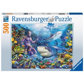 Ravensburger King of The Sea 500 Piece Jigsaw Puzzle for Adults - 15039 - Every Piece is Unique, Softclick Technology Means Pieces Fit Together Perfectly