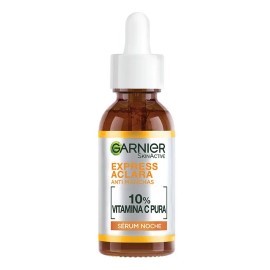 Garnier Express Aclara Sérum Noche Antimanchas con Vitamina C Pura, 30ml