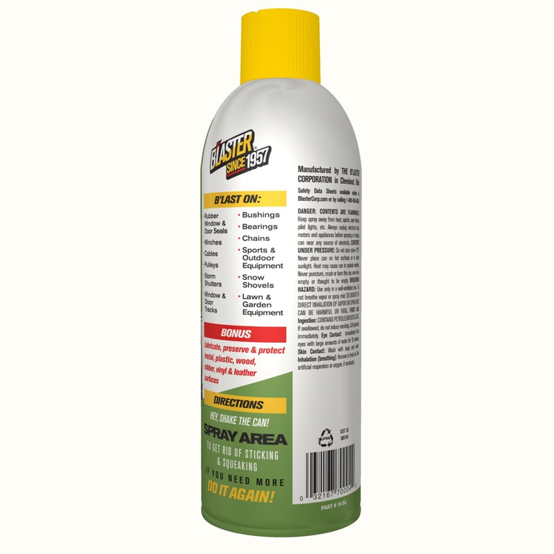B’Laster Silicone Lubricant Spray – Non-Staining Silicone Spray for Metal
