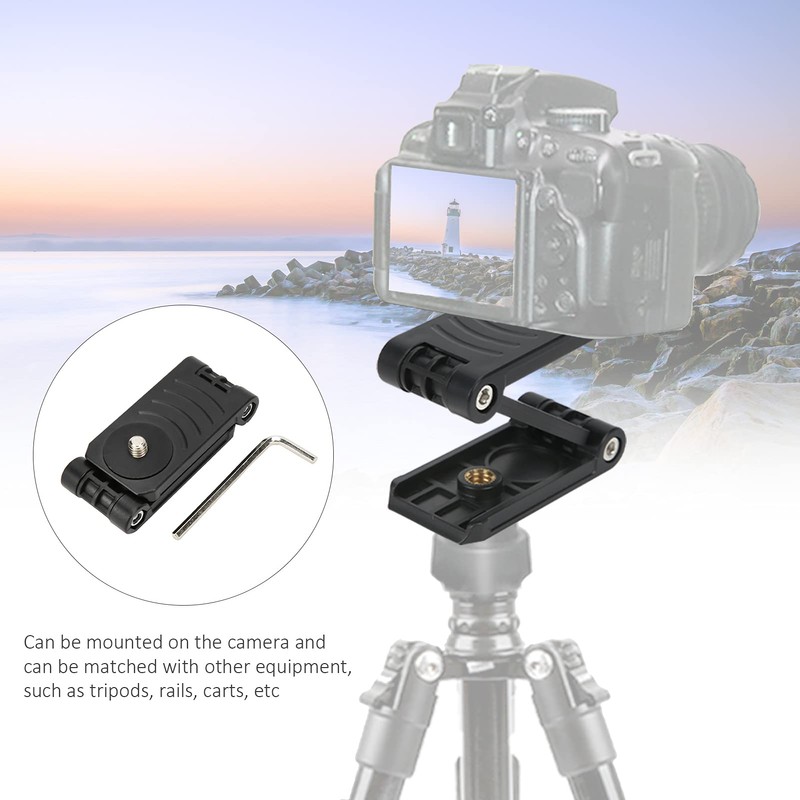 Universal Flex Tilting Head Z Mounting Bracket, Z-shaped Tilting Tripod