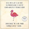 Mr. & Mrs. Panda Flamingo Classic Cosmetic Bag, White, Hand