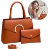 Juego de 2 bolsos de hombro para mujer con bolso
