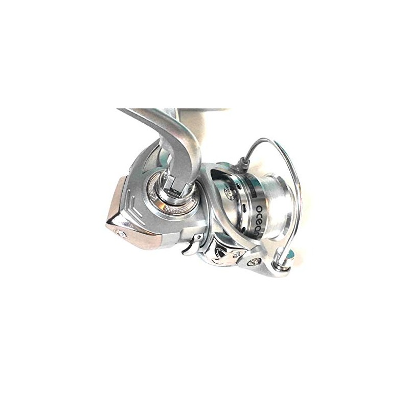 Ocean MN500 (4BB+1) Small Spinning Reel for Bass Fishing, Light