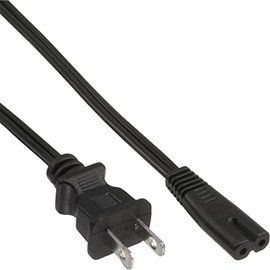 InLine 16654P Power Cord Japan to Euro 8 C7 Plug, Black, 1.8 m