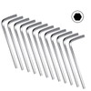 Bivethoi 20 PCS 2.5mm Allen Wrench L-Shaped Hex Key Wrench,