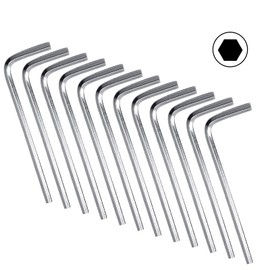 Bivethoi 20 PCS 2.5mm Allen Wrench L-Shaped Hex Key Wrench, Metric Small Allen Key Hexagon Wrench Tool Hex Spanner Wrench Set, Hex Key Replacement Hexagon Head Repairing Tool