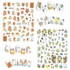 Tiger Nail Art Stickers, Animal Self-Adhesive Sticker Tiger Nail Decals