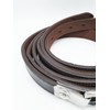 Aces Equine Non Stretch Stirrup Leathers Stitched with Nylon Brown